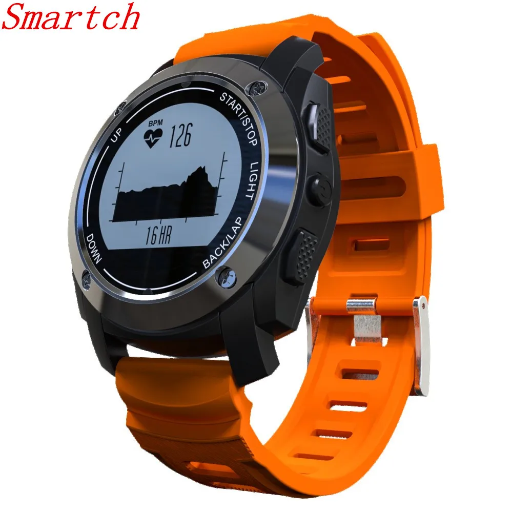 Smartch S928 Smart Watch Life Waterproof with GPS Tracker Air Pressure Monitor Outdoor Sports Heart Rate For Andro | Электроника