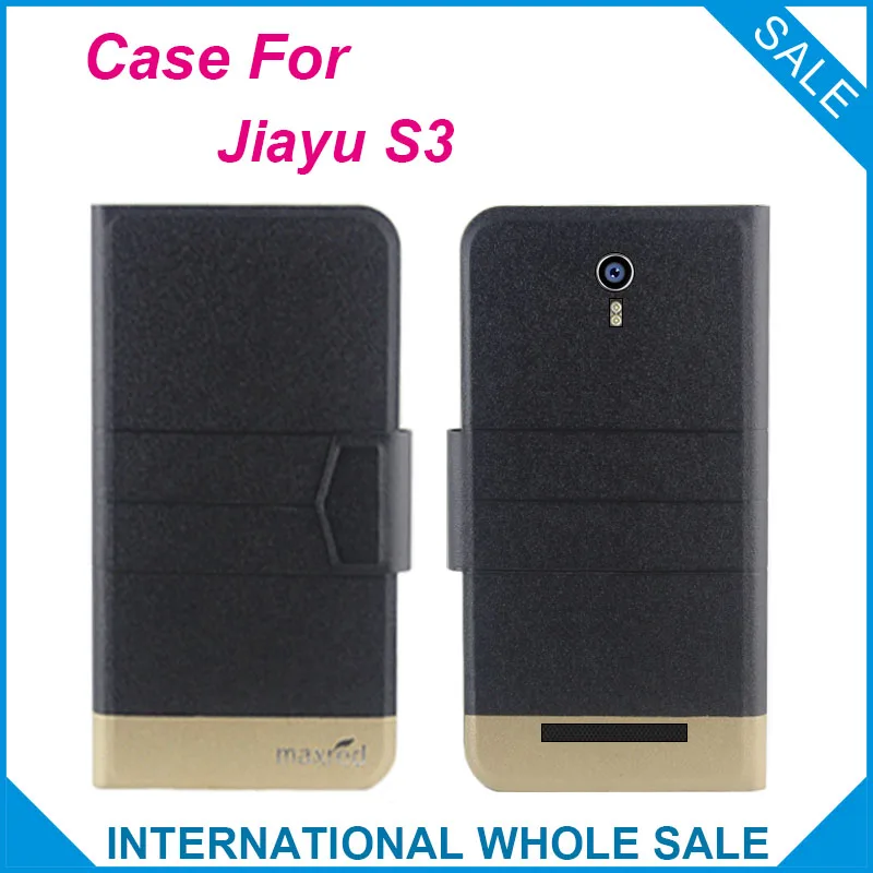 

5 Colors Hot! Jiayu S3 Case New Fashion Business Magnetic clasp Ultrathin Flip Leather Case For Jiayu S3
