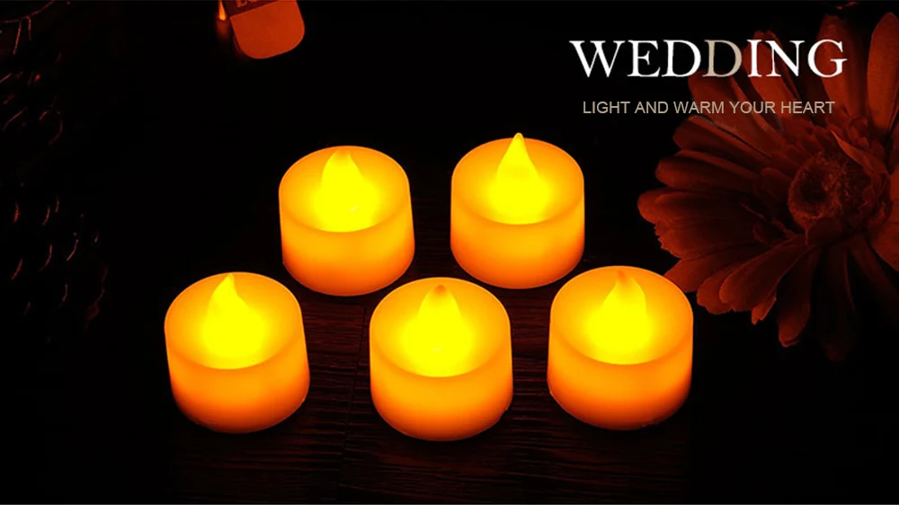 flickering flameless led candles