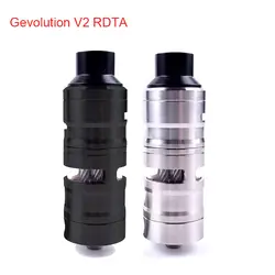 Новое поступление Gevolution V2 атомайзер rdta набор запасных частей для электронной сигареты бак 4 мл емкость 23 мм пар 316SS 510 Регулируемый