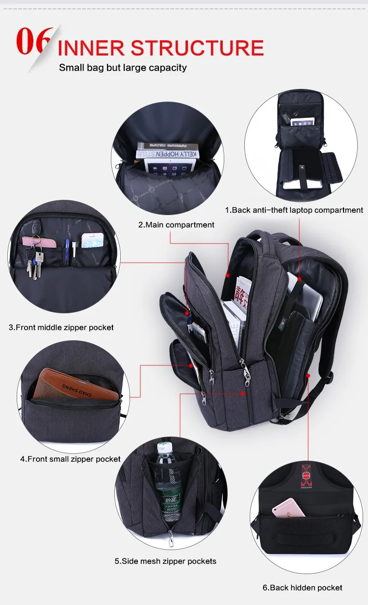 school bags with secret pockets