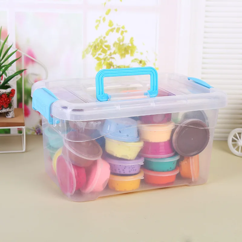 24 colors With 3 Tools Air Drying Super Light Plastic clay Colorful Plasticine Polymer Educational Soft Play Dough toy gift