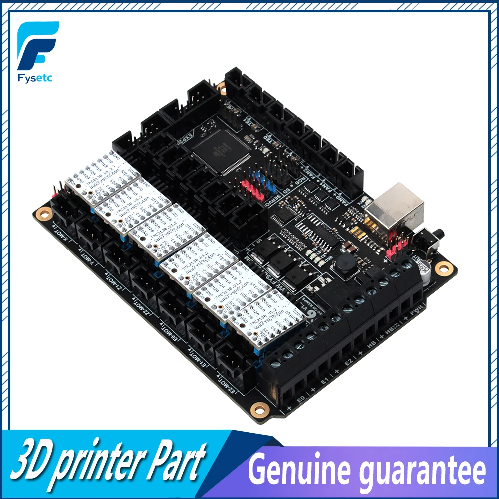 FYSETC F6 V1.3 Board ALL-in-one Electronics Solution Mainboard With 6pcs Special TMC2130 V1.2 For SPI Function Flying Wire