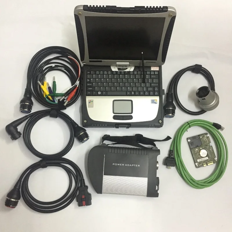  Alta calidad MB Star C4 mb SD conecta software 12/2019V Star auto diagnóstico con ordenador portáti