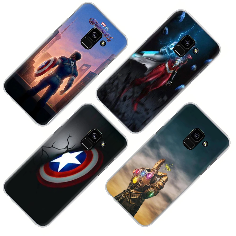 Супергероев Marvel Мстители 4 Жесткий Чехол для телефона с рисунком в виде чехол Samsung