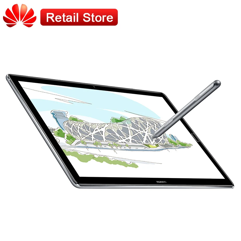 

Global ROM Huawei Mediapad M5 Pro 10.8"Octa Core Android 8.0 Tablet Kirin 960 4GB RAM 64GB 2560x1600 2K IPS 7500mAh Fingerprint