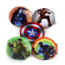 ALIEME Кошелек для монет с принтами на тему «Звездных Войн» «Супермен», милый детский плюшевый Кошелек сумка для детей для девочек и мальчиков мини небольшое изменение аниме-кошелек