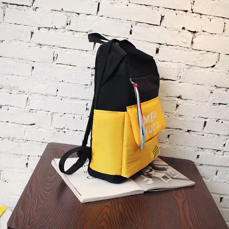 Menghuo 2017 Fashion High Quality Tassel Ribbon Women Bakcpack School Bag for Girls Boys Men Backpack sac a dos femme Mochilas (59)