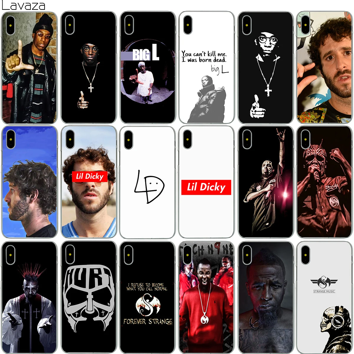 Kopen Lavaza Grote L Lil Dicky Case voor iPhone X 8 7 6 6 S Plus 5 5 S SE