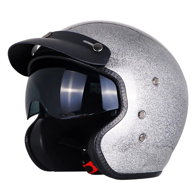 VECCHIO motorrad helm fiberglas vintage motorrad motocross 3/4 open GESICHT Retro Jet helm Roller schutz getriebe ECE VECCHIO motorrad helm fiberglas vintage motorrad motocross 3/4 open GESICHT Retro Jet helm Roller schutz getriebe ECE