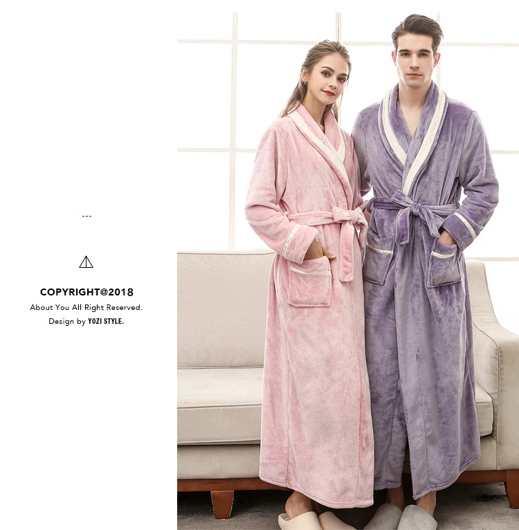 Women's Robe Warm Sexy Winte Bathrobe Women Cotton Robe Women's Bathrobe Dressing Gowns For Women Home Gowns Sleepwear Clothes 23
