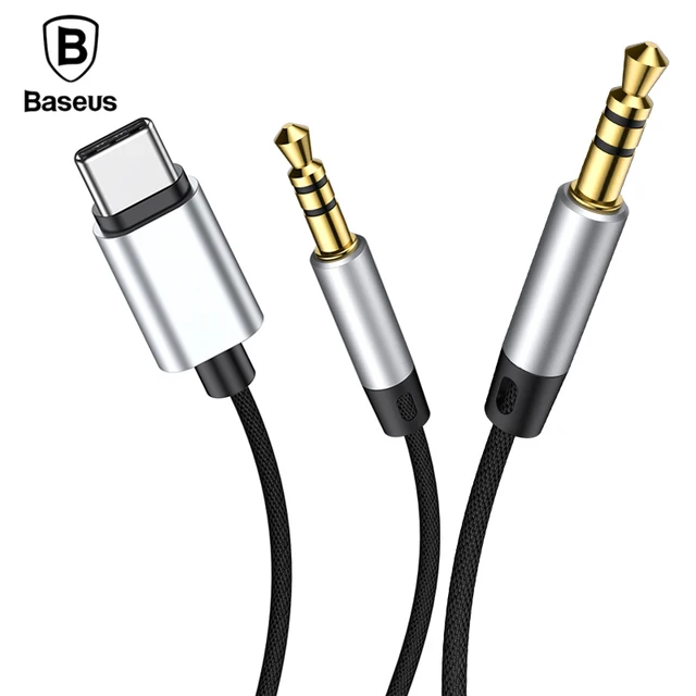Best Price Baseus Aux Audio Cable USB Type C 3.5mm Jack to Jack 3.5mm Adapter For Car Headphone Speaker Type-C Jack 3.5mm Male to Female Best Price Baseus Aux Audio Cable USB Type C 3.5mm Jack to Jack 3.5mm Adapter For Car Headphone Speaker Type-C Jack 3.5mm Male to Female