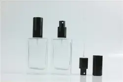 50 мл прозрачного стекла пустая бутылка флакон духов распылительной может быть заполнены бутылки спрей Box Путешествия размер портативный