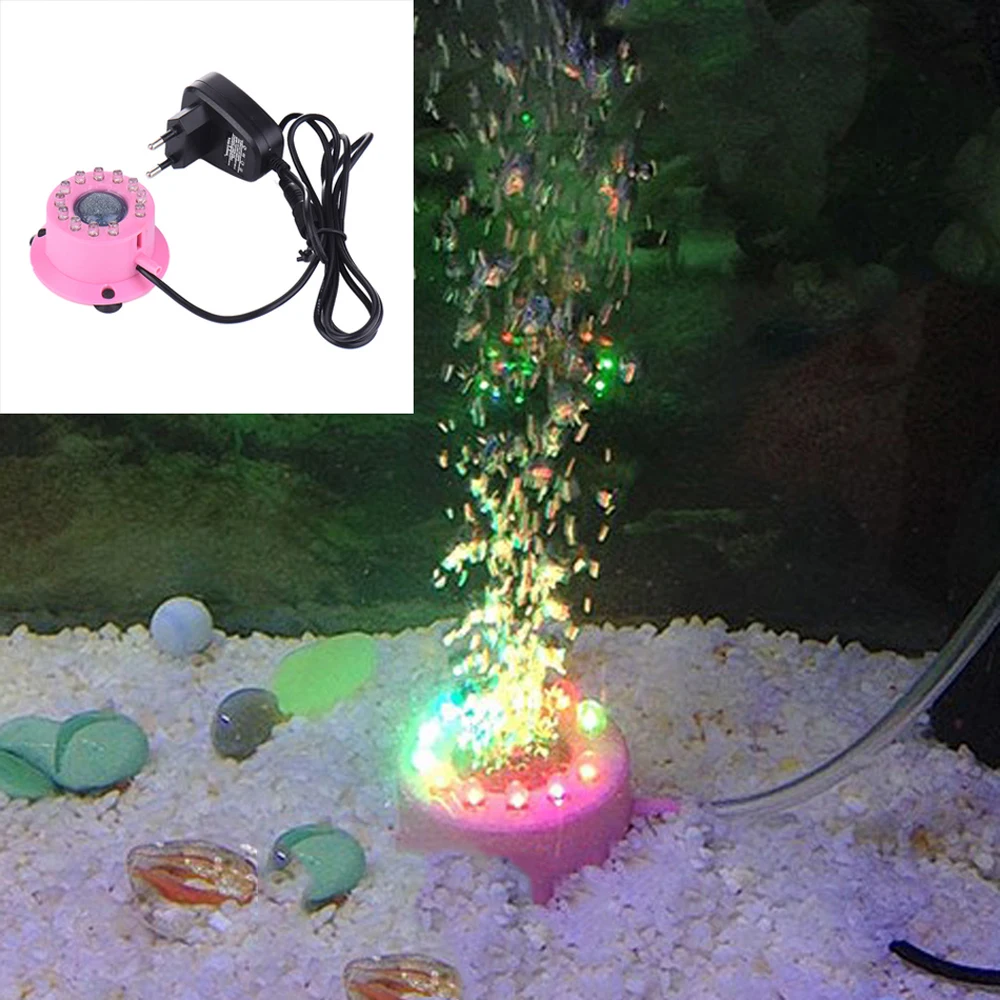 Мини красочное освещение для аквариума Led Дайвинг пузырьковый ламповый аквариум огни многоцветный аквариум освещение декоративные