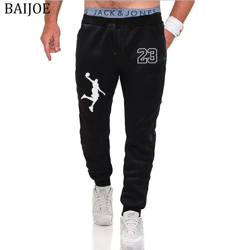 

2019 New Brand mens pants 23 Joggers Pant Men Leisure Sweatpants Bodybuilding Casual Pants jogging Fitness Men's Sweat Trousers