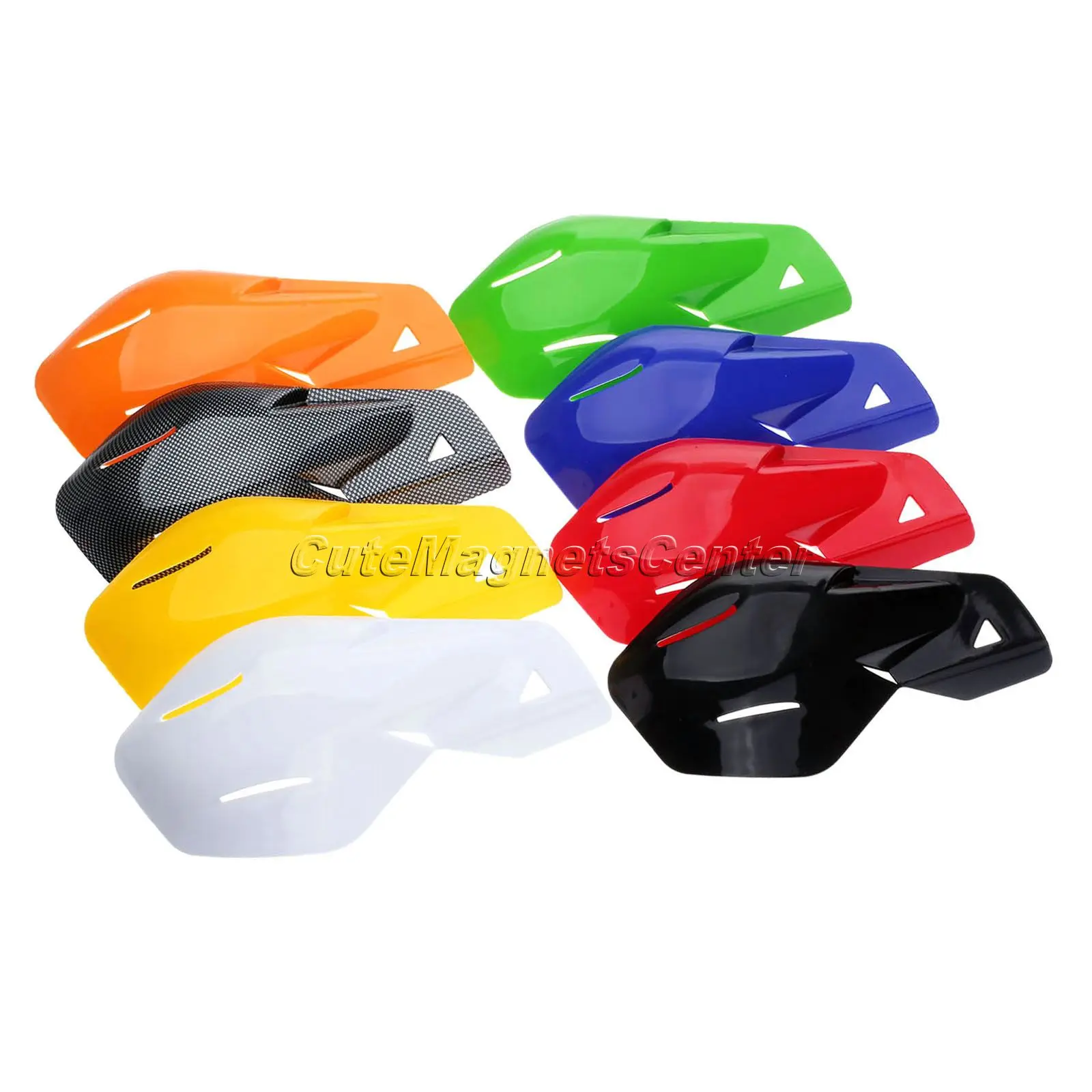

mtsooning Motorcycle ABS Hand Guards ATV Bike Handguards 22mm 7/8" Handlebar Hand Guard Protector Left Right Handguard