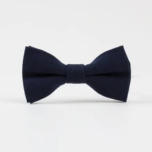 Mantieqingway/детский однотонный галстук-бабочка хлопчатобумажный галстук-бабочка для мальчиков, повседневный Детский галстук с бантом