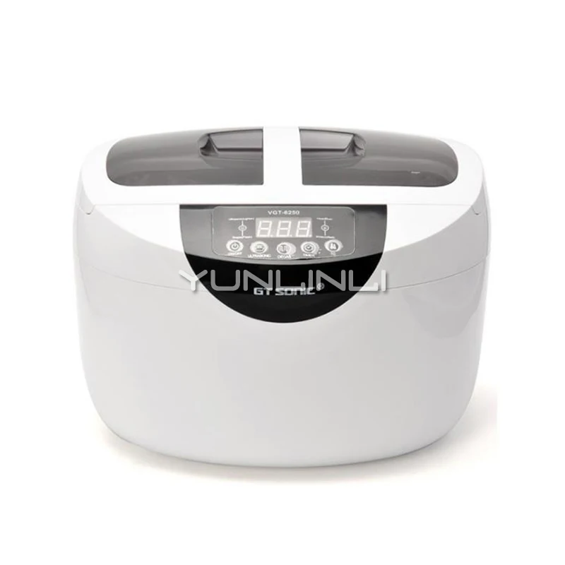 US $111.86 Household Ultrasonic Cleaner 2500ml Mini Ultrasonic Washing Unit GlassesWatchFeeder Ultrasonic Cleaning Machine VGT6250