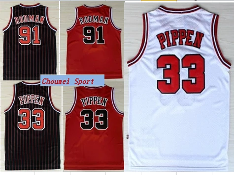 Choumei Sport Cheeap Adi Rev 30 Basketball shirt Embroidry Logo Dennis Rodman #91 Scottie Pippen #33 throwback Jersey | Спорт и