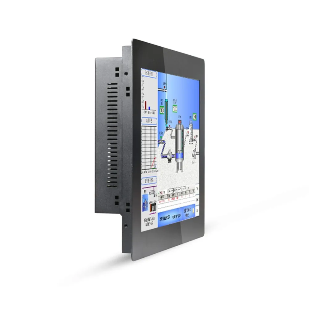 2MM Ultra Thin 15 Inch Industrial All In One Touch Panel Computer PC 6 RS232 Partaker Z12T (4)