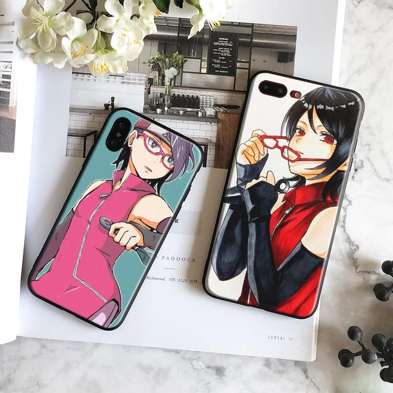 

Sarada Uchiha Naruto Next Generations Soft Silicone Phone Case Cover Shell For Apple iPhone 6 6s 6Plus 6sPlus 7 8 7Plus 8Plus X