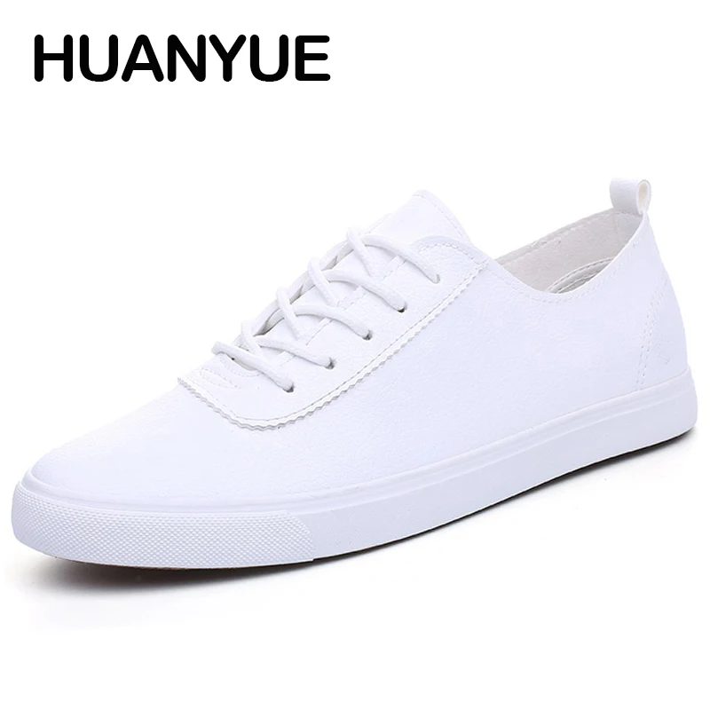 2018 New Summer Men Shoes Leather Breathable Men Casual Shoes Low Lace Up Men's Flat Shoes Zapatos Hombre Black White Male Shoe 2018 New Summer Men Shoes Leather Breathable Men Casual Shoes Low Lace Up Men's Flat Shoes Zapatos Hombre Black White Male Shoe