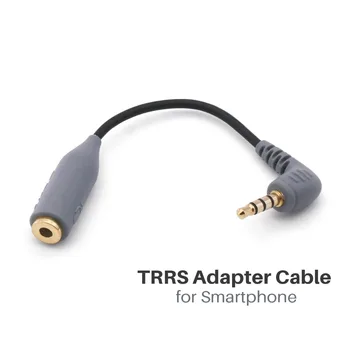 

Boya Microphone TRS to TRRS Adapter Cable for RODE Videomicro 3.5MM for iPhone 7 8 X XR XS 11 Pro Max Samsung S8 S9 S10 Plus