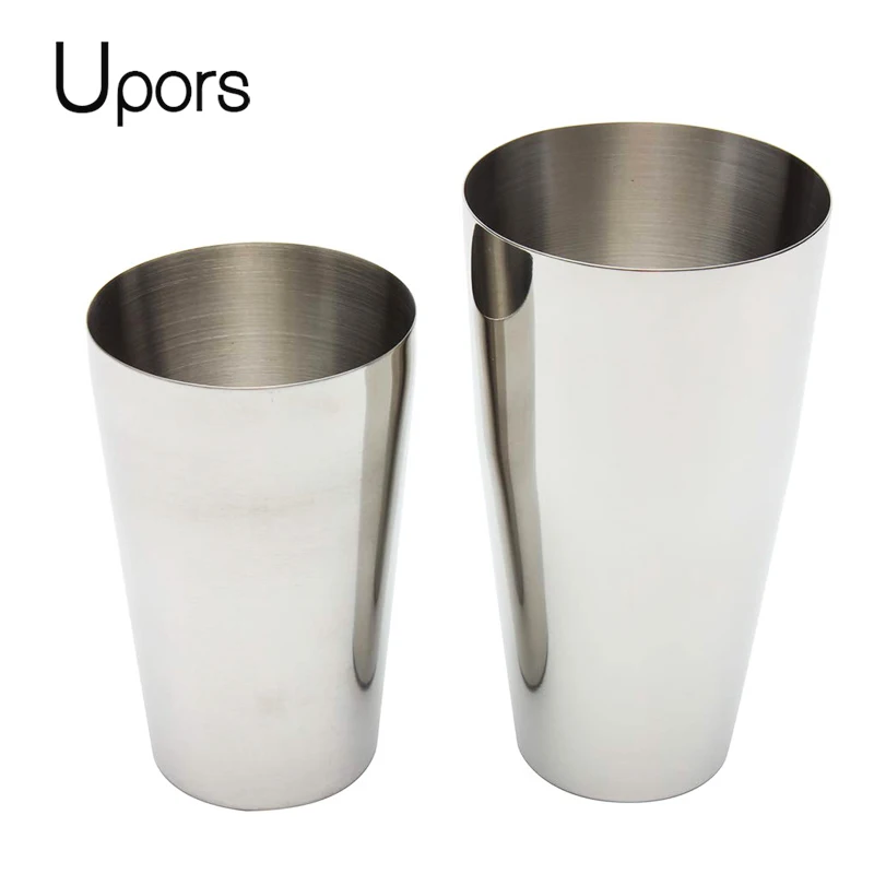 UPORS 600/750ml 2Pcs Stainless Steel Cocktail Shaker Boston Shaker Bartender Tools Cocktail Shaker Cocktail Accessories UPORS 600/750ml 2Pcs Stainless Steel Cocktail Shaker Boston Shaker Bartender Tools Cocktail Shaker Cocktail Accessories