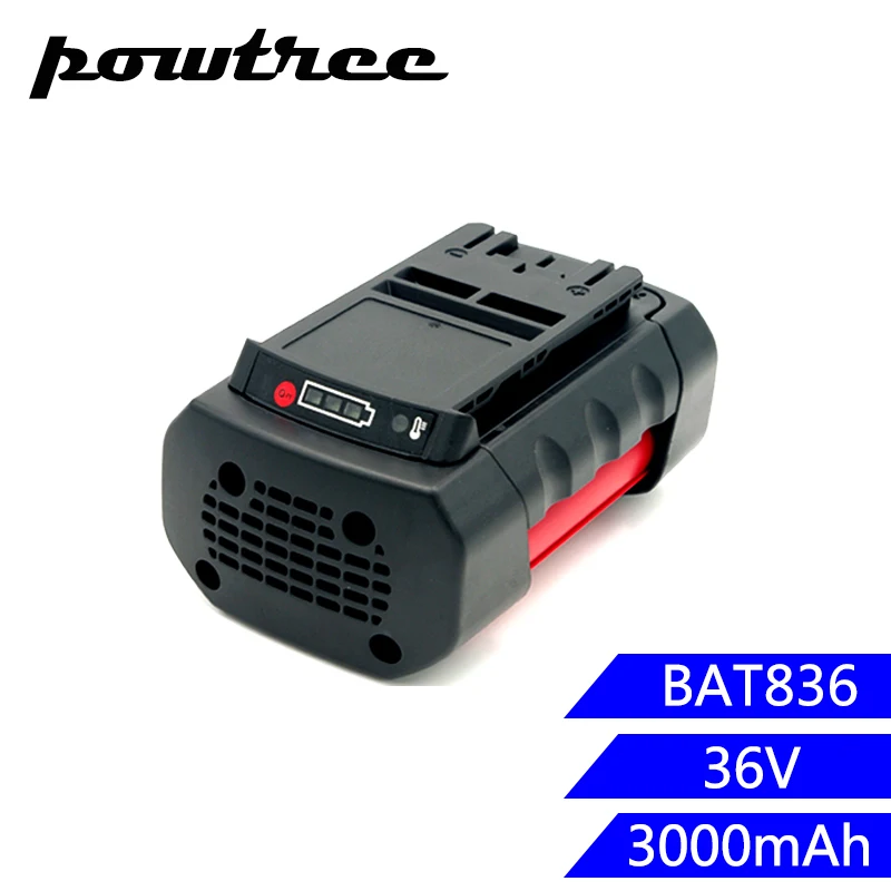 

3000mAh 36V BAT836 Li-ion Rechargeable Battery for Bosch 2 607 336 108 2 607 336 108 BAT810 BAT836 BAT840 D-70771