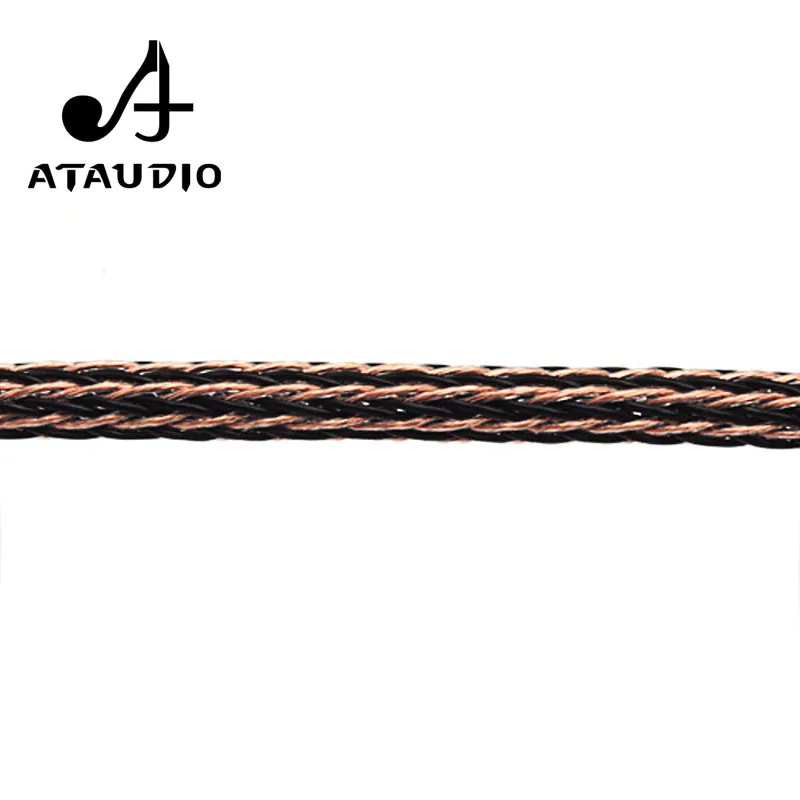 Кабель ATAUDIO Hifi для колонок высокой чистоты провод OCC с разъемом типа банан из