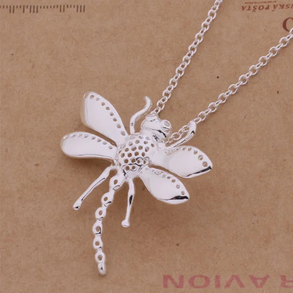 

wholesale High quality silver Fashion jewelry chains necklace pendant WN-366
