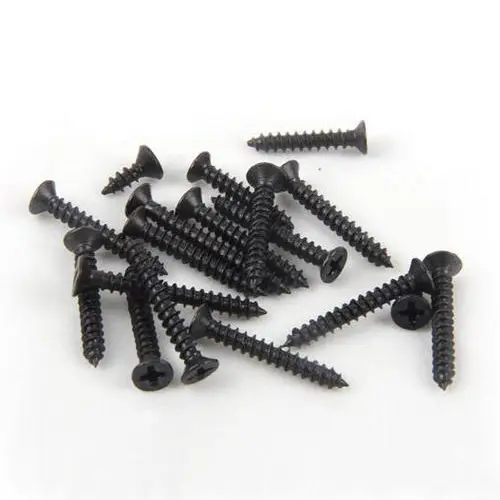 M3 Steel Posi Countersunk Self Tapping Screw Black 100Pcsin Bolts from