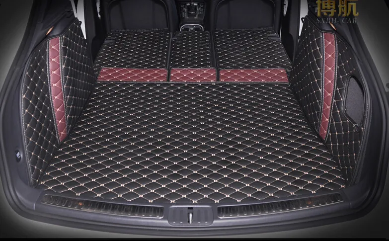 Хорошее качественные маты! Специальные автомобильные коврики для багажника Porsche Macan- водонепроницаемые коврики для багажника коврики для Macan