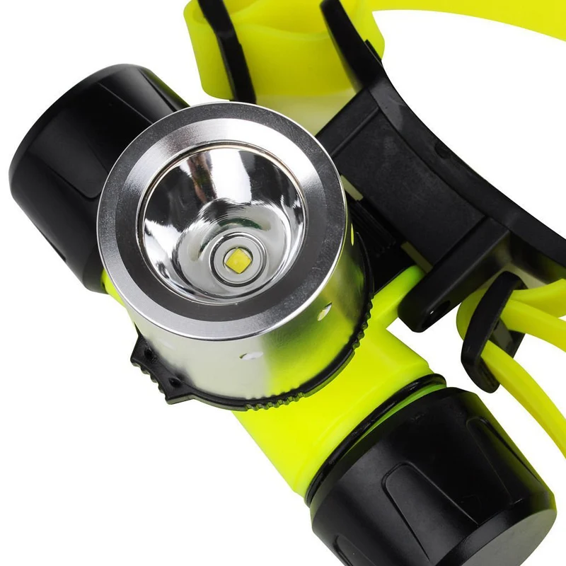 3500Lumen Diving Head Lamp Light XML T6 Cree LED Waterproof Diving Headlamp Flashlight Torches 18650 Rechargeable Battery Lights (14)