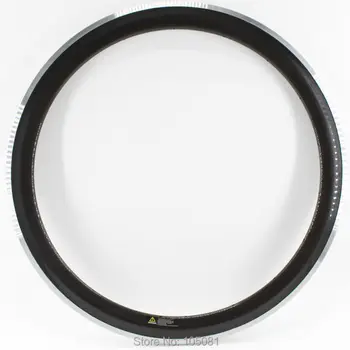 

1Pcs New 700C 50mm clincher rims light Road bicycle 3K/UD/12K carbon fibre bike wheelsets with alloy brake surface rim Free ship