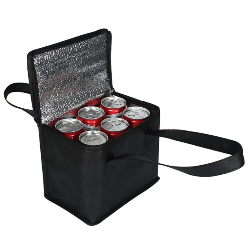 

Lunch Cooler Bag Insulation Folding Picnic Portable Ice Pack Food Thermal Bag Food Delivery Bag Drink Carrier Insulated Bag