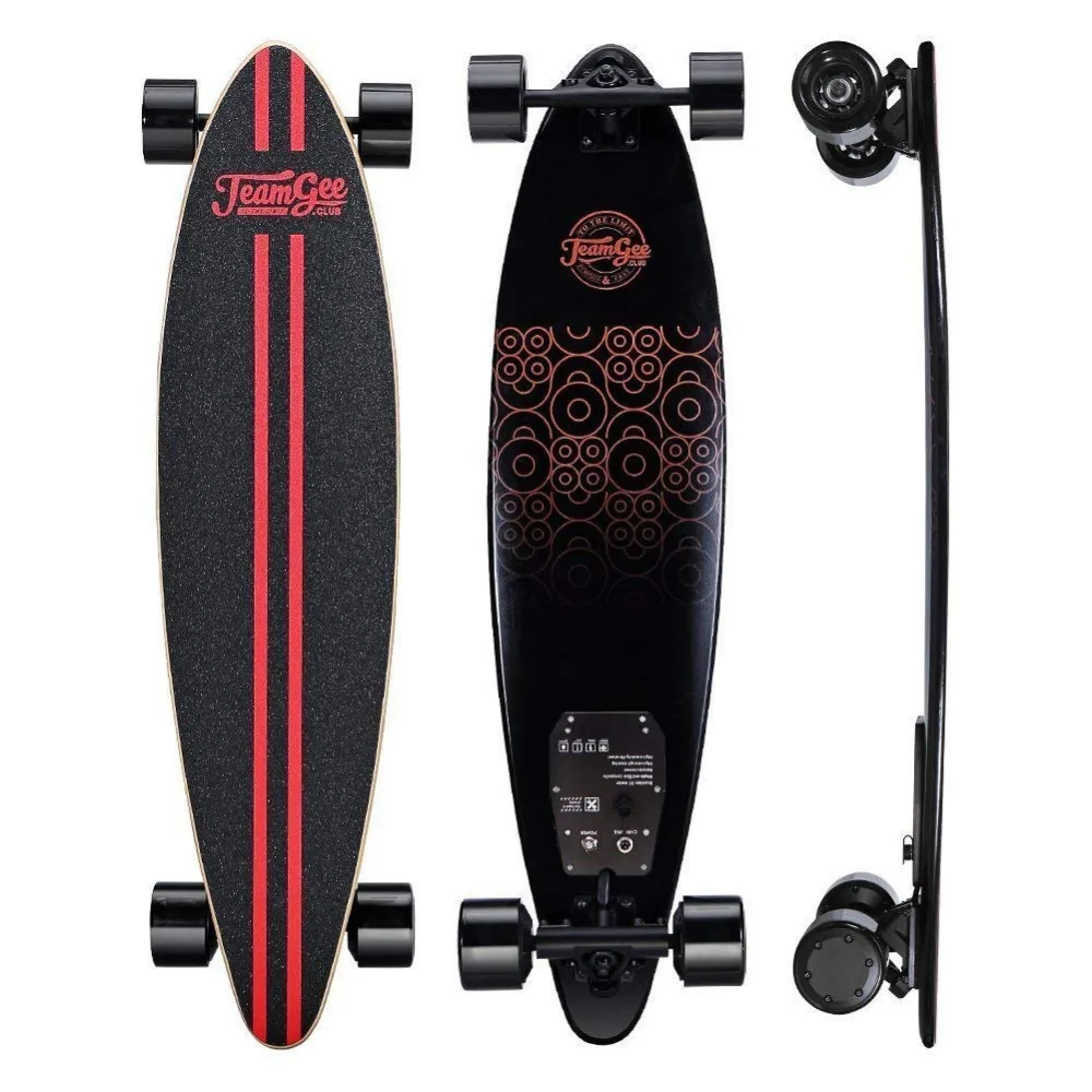 

2018 New Arrival Teamgee H6 Electric Skateboard with Remote Control Thinnest Electric longboard fast suspension skateboard