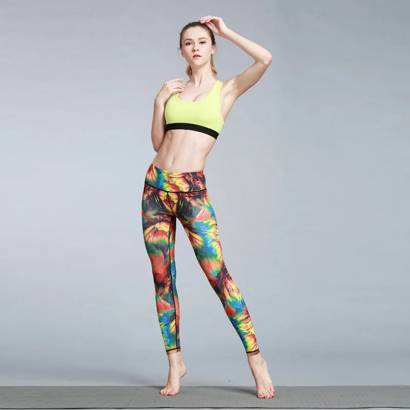 Passionate and energetic European and American new outdoor sports and fitness trousers cartoon characters printed pants Passionate and energetic European and American new outdoor sports and fitness trousers cartoon characters printed pants