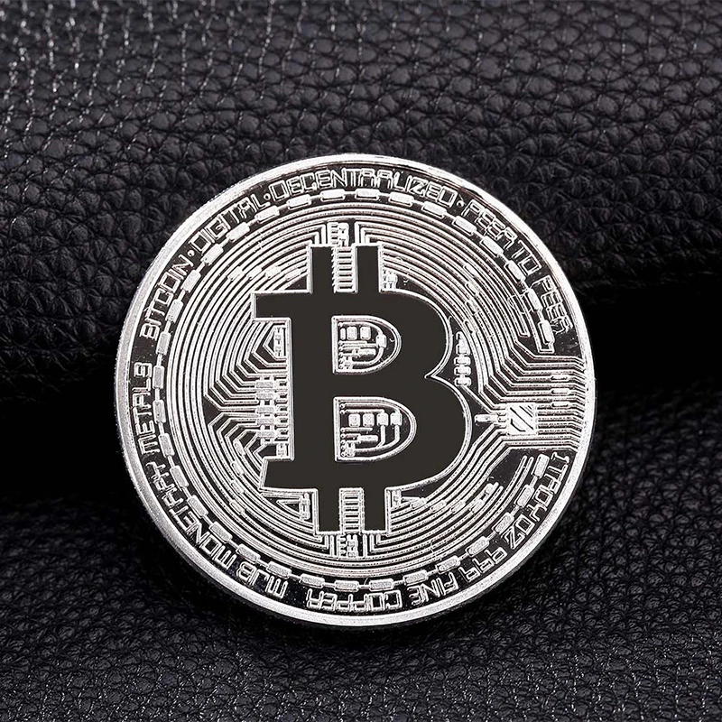 3 pcs a lot Bitcoin toy Plated Bit coin toy  magic bit coin toy (11)