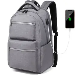 Рюкзак для ноутбука 15,6 дюймов Для мужчин Для женщин Бизнес сумка Школьный рюкзак с Usb зарядки Порты и разъёмы Водонепроницаемость дорожный