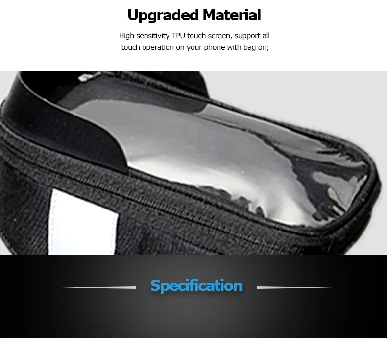 Best Sahoo 112003 Cycling Bicycle Bike Head Tube Handlebar Cell Mobile Phone Bag Case Holder Case Pannier Carrier For 6.5in Phone 2 Best Sahoo 112003 Cycling Bicycle Bike Head Tube Handlebar Cell Mobile Phone Bag Case Holder Case Pannier Carrier For 6.5in Phone 2