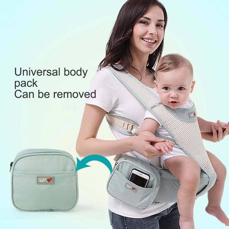 Сумка-кенгуру для переноски ребенка, поясная сумка, рюкзак для мамы и ребенка, сумка для подгузников, многофункциональная эргономичная Сумка-слинг для новорожденных, рюкзаки и переноски