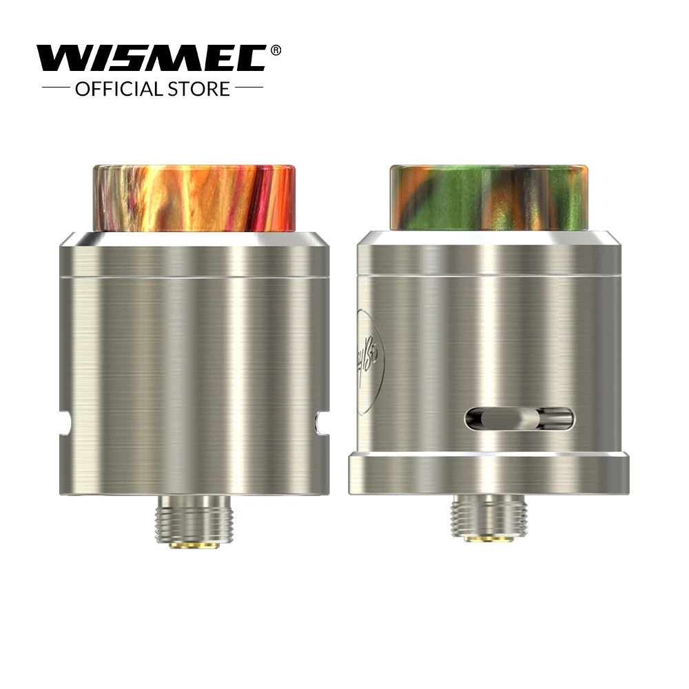 [Official Store] Original Wismec Guillotine V2 RDA Atomizer Tank 24mm diameter Rebuildable Clapton Coil Fit with Luxotic NC MOD