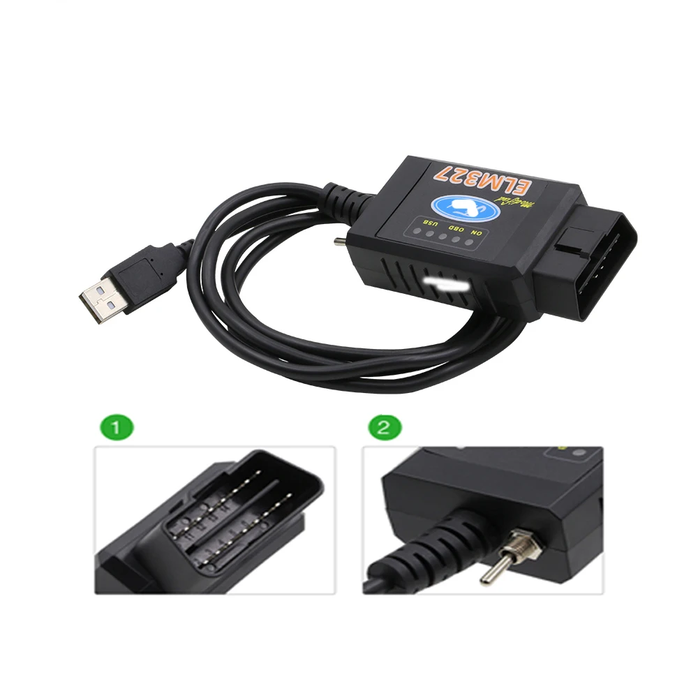 

Hot Sale 100% PIC18F25K80 Chip ELM327 USB Switch ELM 327 Bluetooth For Ford HS CAN /MS CAN For Forscan OBD2 Diagnostic Scanner