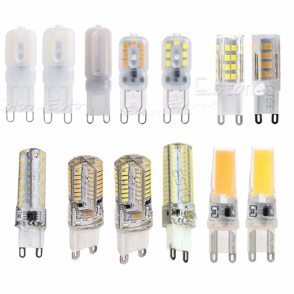 

G4 Dimmable LED Corn Bulb Silicone Crystal Light 2835/3014 SMD/COB Lamp 2018 New