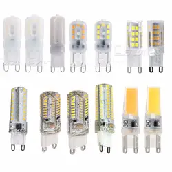 G4 затемнения светодиодный лампы кукурузы силиконовые Crystal Light 2835/3014 SMD/COB лампы 2018 Новый