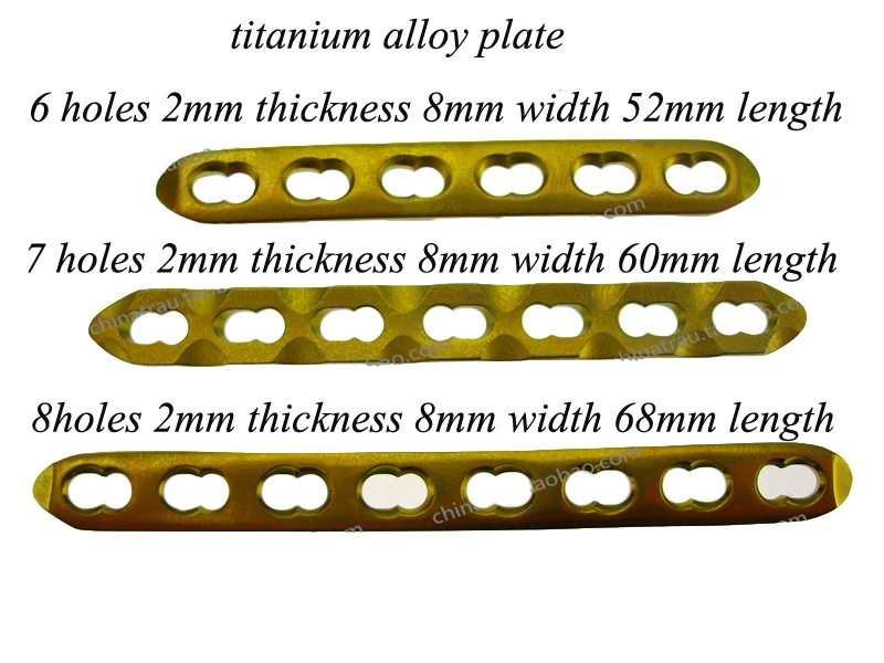 

Medical orthopedics instrument titanium alloy plate VET use limited touch compressor plate for small animals