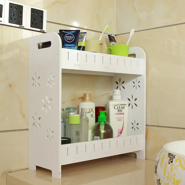 $US $37.44  High quality bathroom bathroom rack cosmetics toilet toilet storage box vanity cosmetics corner she