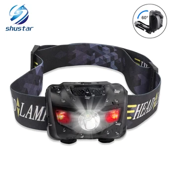 SUPER SALE ❤️ Mini HeadLamp 4 light Modes Waterproof R3+2 LED Super Bright Headlight Headlamp Torch Lanterna with Headband Use 3xAAA batterys - discount item 40% OFF Lights & Lighting