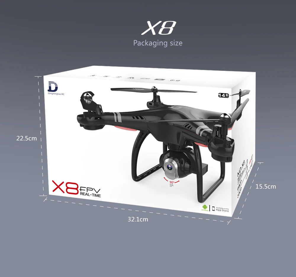 XGODY RC камера Дрон 0.3MP HD камера Профессиональный FPV RC Квадрокоптер мини 2,4 ГГц wifi самолет для детей подарок